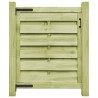 Portillon Bois de pin imprégné 100x100 cm Vert 538860538860