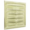 Portillon Bois de pin imprégné 100x100 cm Vert 538860538860
