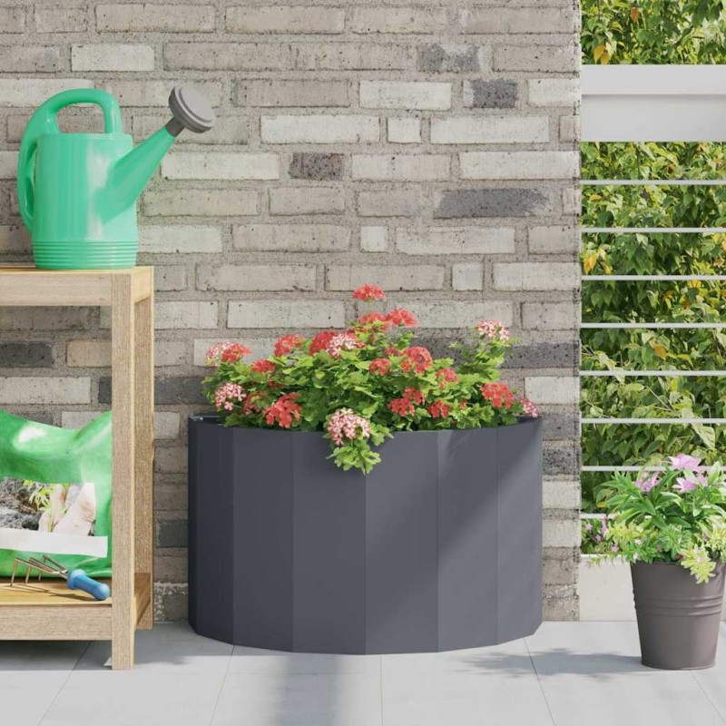 Jardinière Anthracite 60 x 30 x 35 cm Acier 538861538861