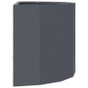 Jardinière Anthracite 60 x 30 x 35 cm Acier 538861538861
