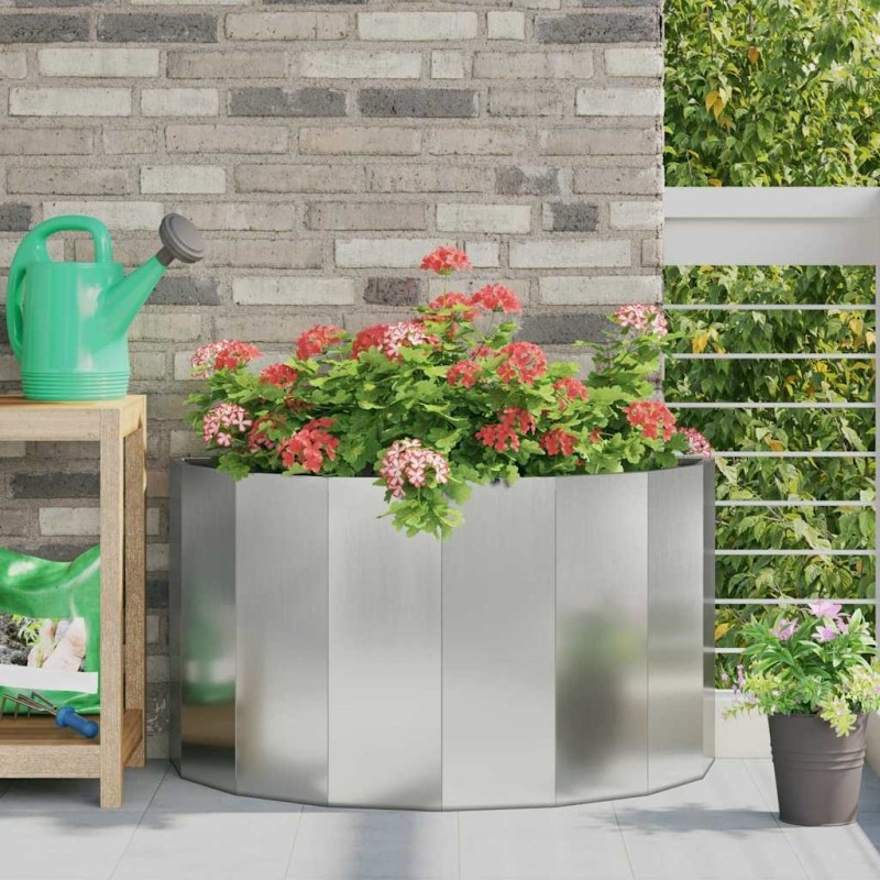 Jardinière Argent 90 x 45 x 50 cm Acier galvanisé 538863538863