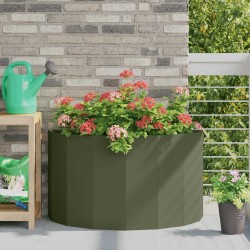 Jardinière Vert olive 90 x 45 x 50 cm Acier 538864538864