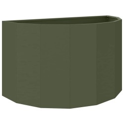 Jardinière Vert olive 90 x 45 x 50 cm Acier 538864538864