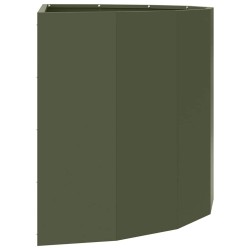Jardinière Vert olive 90 x 45 x 50 cm Acier 538864538864