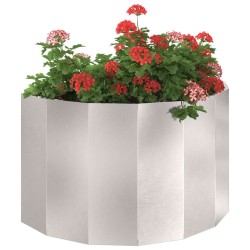 Jardinière Argent 90 x 45 x 50 cm Acier inoxydable 538865538865