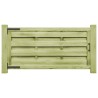 Portillons 2 pcs Bois de pin imprégné 150x75 cm Vert 538866538866