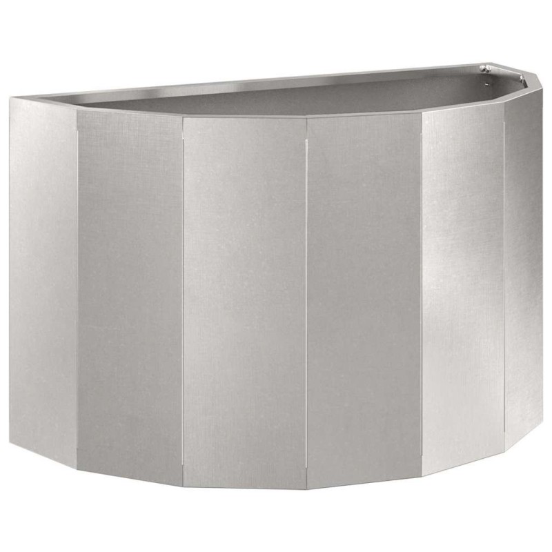 Jardinière Argent 60 x 30 x 35 cm Acier inoxydable 538868538868