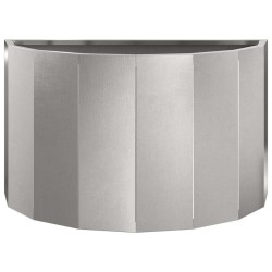 Jardinière Argent 60 x 30 x 35 cm Acier inoxydable 538868538868