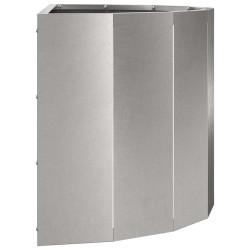 Jardinière Argent 60 x 30 x 35 cm Acier inoxydable 538868538868