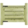 Portillon Bois de pin imprégné 100x75 cm Vert 538869538869
