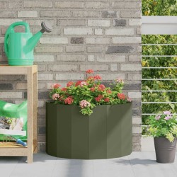 Jardinière Vert olive 60 x 30 x 35 cm Acier 538870538870