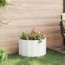 Jardinière Blanc 60 x 30 x 35 cm Acier 538871538871