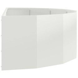 Jardinière Blanc 120 x 60 x 35 cm Acier 538872538872