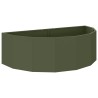 Jardinière Vert olive 120 x 60 x 35 cm Acier 538877538877