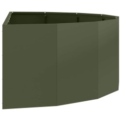 Jardinière Vert olive 120 x 60 x 35 cm Acier 538877538877