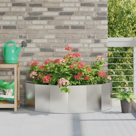 Jardinière Argent 120 x 60 x 35 cm Acier inoxydable 538878538878