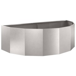 Jardinière Argent 120 x 60 x 35 cm Acier inoxydable 538878538878