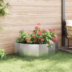 Jardinière Argent 120 x 60 x 35 cm Acier inoxydable 538878538878
