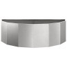 Jardinière Argent 120 x 60 x 35 cm Acier inoxydable 538878538878