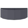 Jardinière Anthracite 120 x 60 x 35 cm Acier 538881538881