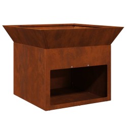 Braise Rouillé 50 x 50 x 40 cm Acier résistant aux intempéries 538883538883