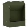 Distributeur pour lapins Vert olive 64.5 x 25.5 x 45.5 cm 538885538885