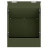 Distributeur pour lapins Vert olive 64.5 x 25.5 x 45.5 cm 538885538885