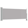 Auvent latéral rétractable de patio 100 x 300 cm Gris 538887538887