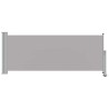 Auvent latéral rétractable de patio 100 x 300 cm Gris 538887538887