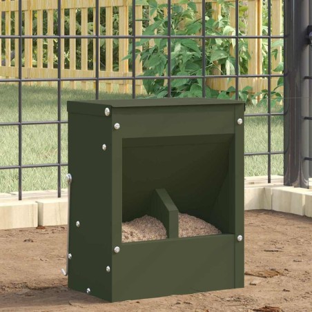 Distributeur pour lapins Vert olive 20 x 12,5 x 25 cm 538890538890