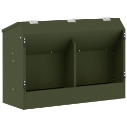 Distributeur pour lapins Vert olive 64.5 x 25.5 x 45.5 cm 538891538891