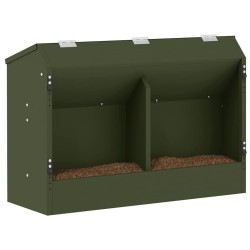 Distributeur pour lapins Vert olive 64.5 x 25.5 x 45.5 cm 538891538891