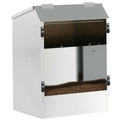 Distributeur pour lapins Argent 64.5 x 25.5 x 45.5 cm 538893538893