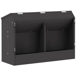 Distributeur pour lapins Noir 64.5 x 25.5 x 45.5 cm 538894538894