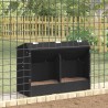 Distributeur pour lapins Noir 64.5 x 25.5 x 45.5 cm 538894538894