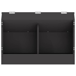 Distributeur pour lapins Noir 64.5 x 25.5 x 45.5 cm 538894538894