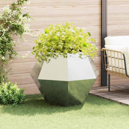 Jardinière Argent 100 x 100 x 80 cm Acier galvanisé 538895538895