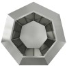 Jardinière Argent 100 x 100 x 80 cm Acier galvanisé 538895538895