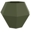 Jardinière 2 pcs Vert olive 100 x 100 x 80 cm Acier 538896538896