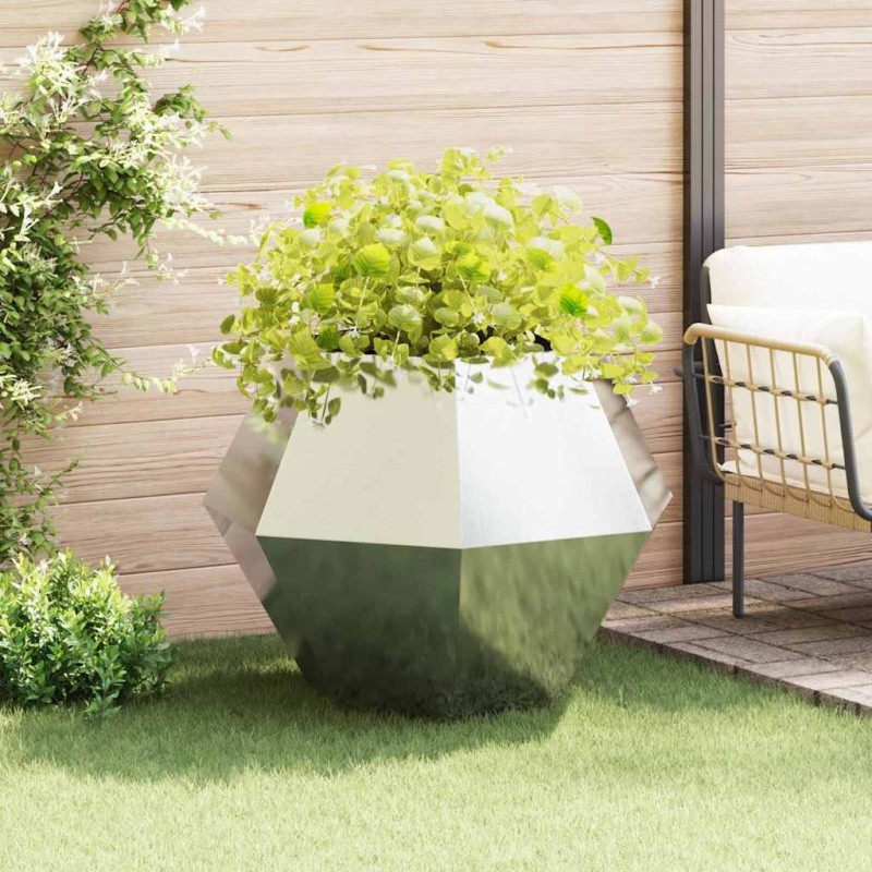 Jardinière Argent 100 x 100 x 80 cm Acier inoxydable 538897538897