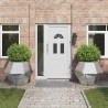 Jardinière 2 pcs Argent 100 x 100 x 80 cm Acier galvanisé 538899538899