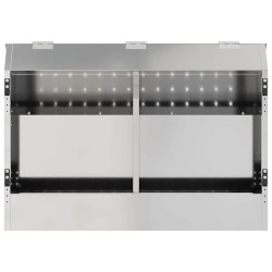 Distributeur pour lapins Argent 64.5 x 25.5 x 45.5 cm 538900538900