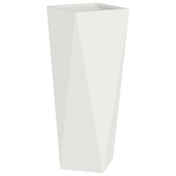 Jardinière 2 pcs Blanc 30 x 30 x 75 cm Acier 538903538903