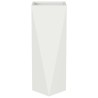 Jardinière 2 pcs Blanc 30 x 30 x 75 cm Acier 538903538903