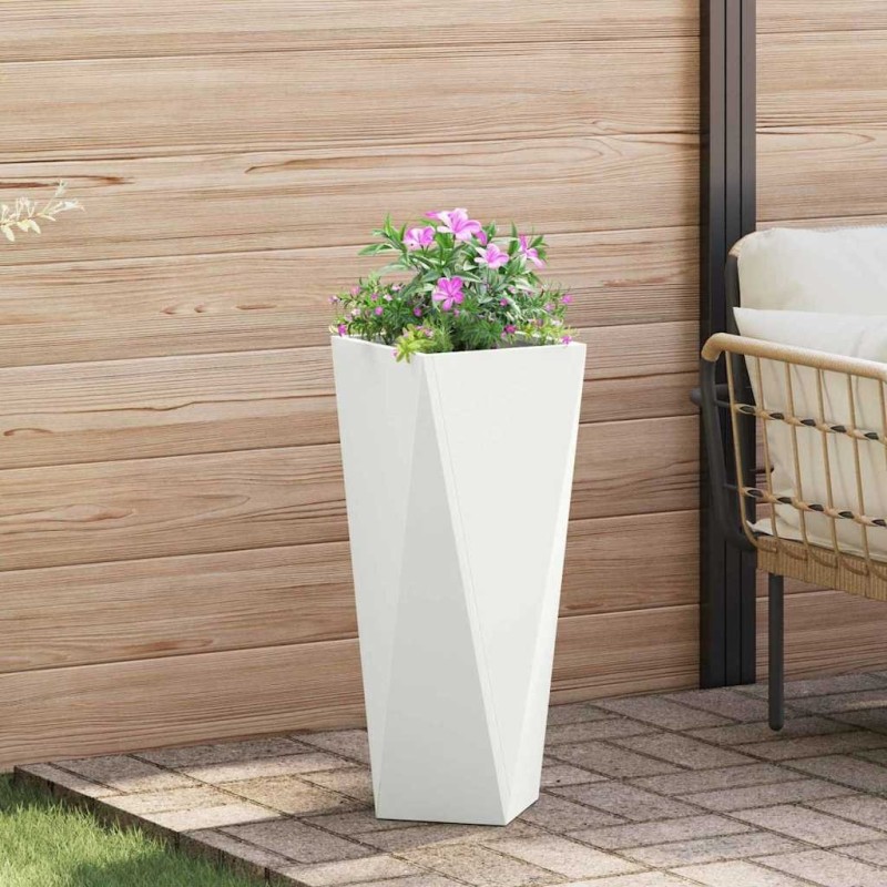 Jardinière Blanc 30 x 30 x 75 cm Acier 538905538905