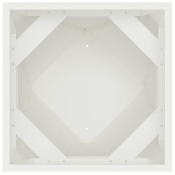 Jardinière Blanc 30 x 30 x 75 cm Acier 538905538905