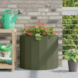 Jardinière Vert olive 60 x 30 x 50 cm Acier 538907538907