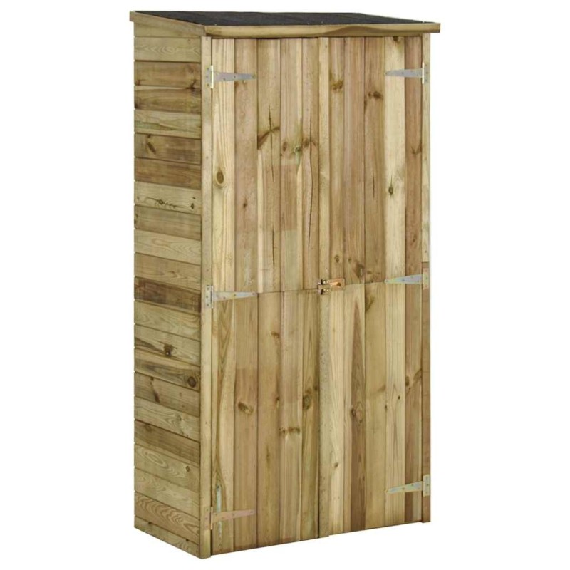 Abri à outils pour jardin Pin 85x48x177 cm 538910538910