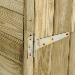 Abri à outils pour jardin Pin 85x48x177 cm 538910538910
