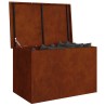 Boîte de Rangement Extérieure Rouillé 80 x 50,5 x 50 cm Acier 538911538911